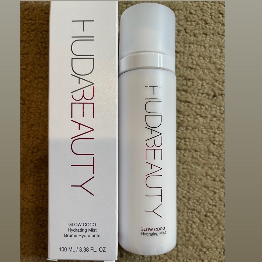 Huda beauty coco mist spray setting full size new